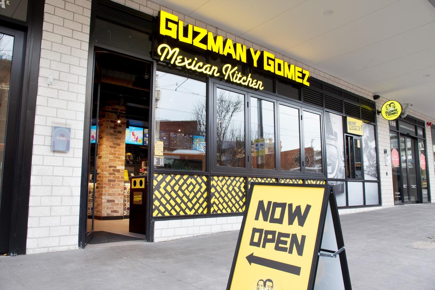 Guzman y Gomez Elsternwick restaurant fitout in Melbourne